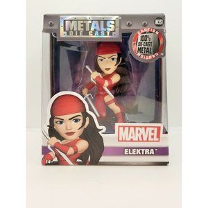 Elektra 4" Inch Figure Marvel Comics New In Box M351 Jada Toys Die-Cast Metals